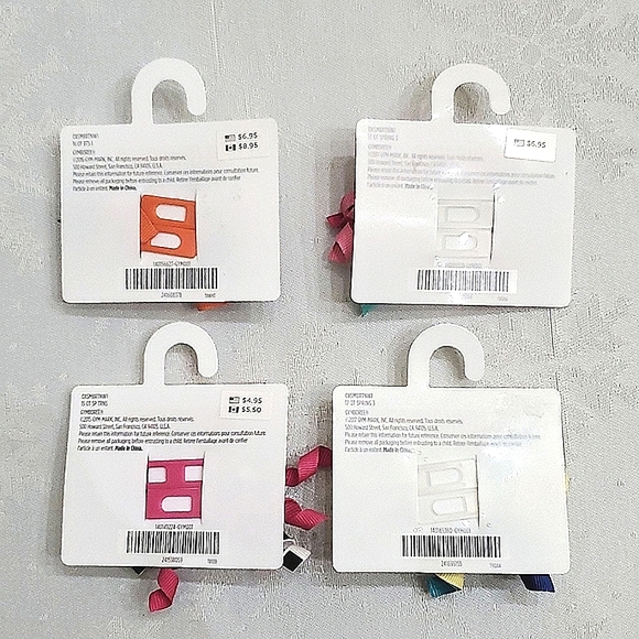 Gymboree Lot of (4) Set of Multicolor Hair Clips - Picture 3 of 7